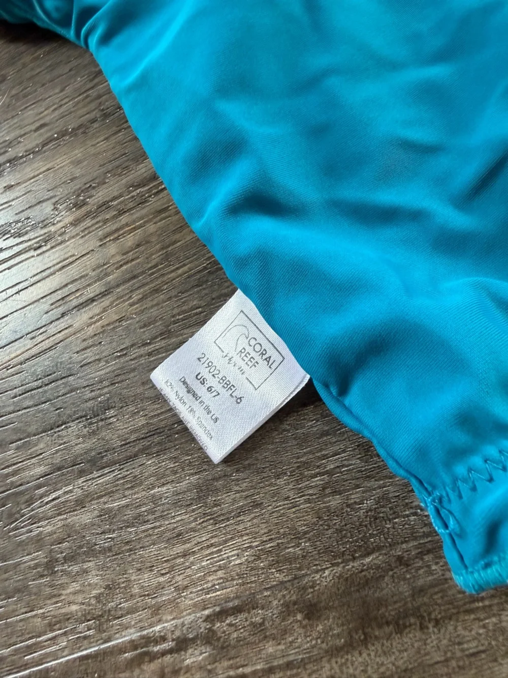 Coral Reef Teal Pink Reversible Floral Solid High Waisted Ruffle Swim Tankini